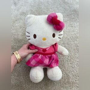 Sanrio Hello Kitty Plush - Pink and White